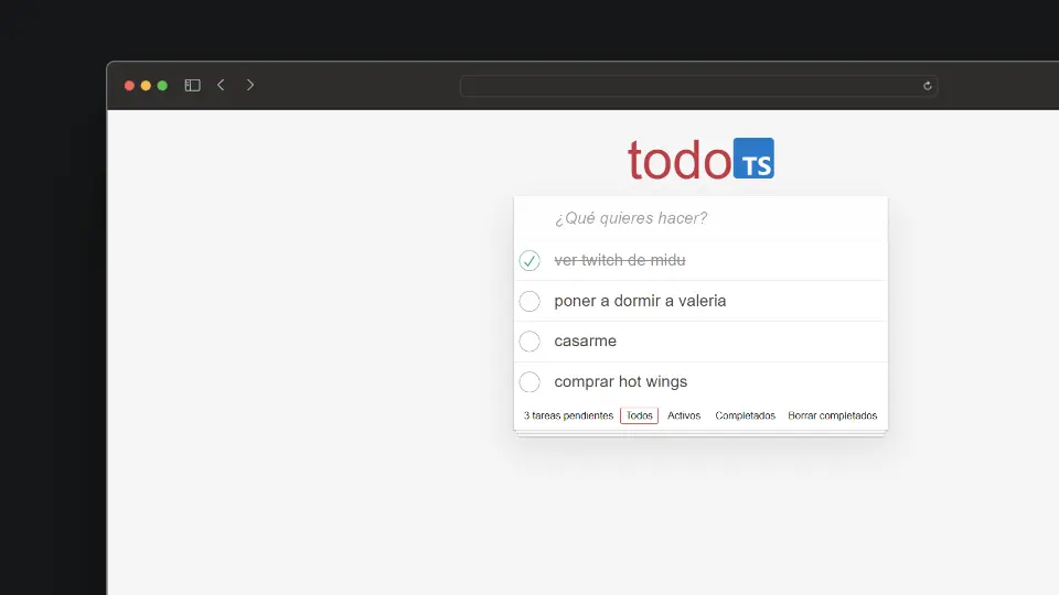 Project screenshot of Todo App - Simple and minimalist details